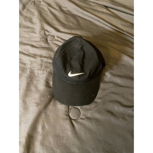 Child Black Nike Hat Baseball Cap - Picture 1 of 2